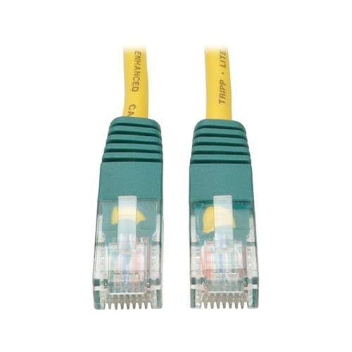 Tripp Lite N010-025-YW 25 Feet bCat5e 350MHz Molded Cross-over Cable RJ45 M/M (Yellow) 25 feet Yellow