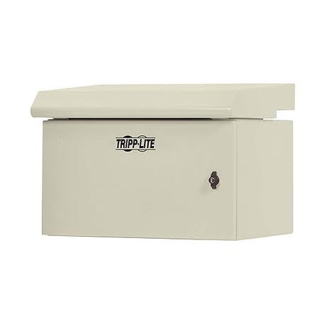 Tripp Lite 6U Locking Industrial Wallmount NEMA 3R Protection Server Rack Enclosure, 16.5 inches Deep, Heavy Duty Metal Construction, Built-in Internal Fans, Gray, 5-Year Warranty (SRN3RG6U)