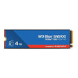 SANDISK 4TB WD Blue SN5100 NVMe SSD - M.2 2280, PCIe Gen 4.0, Internal Solid State Drive - Read Speeds Up to 6,900MB/s, Upgrade Storage for PC/Laptops - WDS400T5B0E