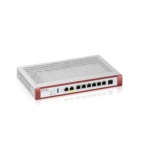 Zyxel USGFLEX200HP ZyWALL High Speed Cyber Security Firewall | 1-Year UTM Security Pack | 2X Multi-Gig 2.5G (1x PoE+) | VPN | Business Class | Up to 100 Users | Nebula Cloud Up to 100 users | PoE+