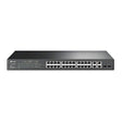 TP-Link JetStream 24-Port 10/100Mbps + 4-Port Gigabit Smart Switch with 24-Port PoE+ (TL-SL2428P) - SDN Integrated, Cloud Access & Omada App 28 Port w/ 24 PoE+ Port