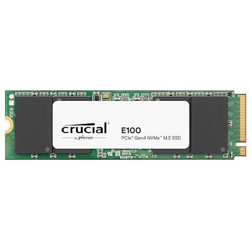 Crucial E100 1TB PCIe 4.0 Gen4 2280 NVMe M.2 SSD - CT1000E100SSD8