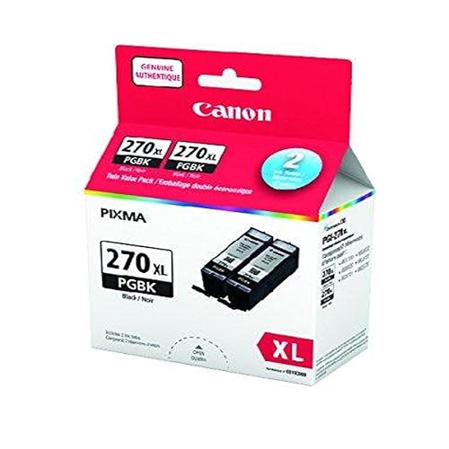 Canon PGI-270XL PGBK Twin Pack Ink Cartridge Black twin pack