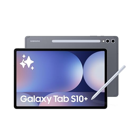 Samsung Galaxy Tab S10+ Gray 256GB - AI Tablet, 12.4, AMOLED 2X, Anti-Reflection, 420 Nits, Quad Speakers, S Pen Included (CAD Version & Warranty) Gray 256GB Tab S10+ Tablet Only