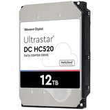 Western Digital HUH721212ALE604 12TB Ultrastar DC HC520 SATA HDD - 7200 RPM Class, SATA 6 Gb/s, 256MB Cache, 3.5 12TB HDD