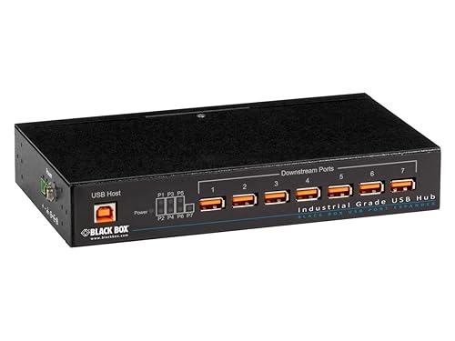Black Box Network Services Industrial Grade USB Hub 7 Port