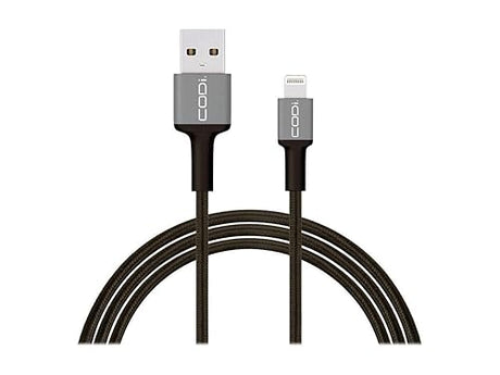 CODi 6' Braided Nylon USB-A to Lightning (MFI Certified) Charge & Sync Cable