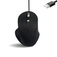 Matias Wired USB-A PBT Premium Computer Mouse, Proven Performance, Ergonomic Mouse, Left Right Hand Use, Home and Office Use, Compatible for PC MacBook, Chromebook, Laptop, Desktop - (Black)