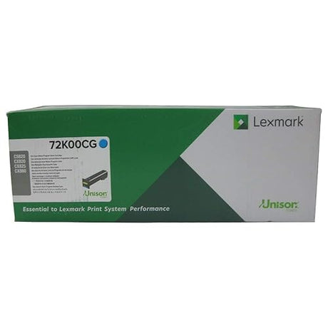 Lexmark Cyan Return Program Toner Cartridge for US Government, 8000 Yield (72K00CG)