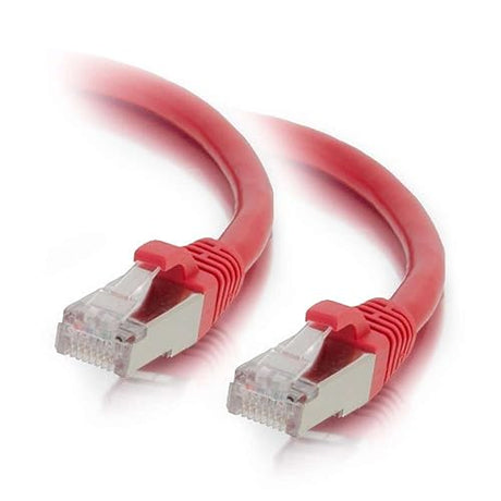 C2G 00850 Cat6 Cable - Snagless Shielded Ethernet Network Patch Cable, Red (9 Feet, 2.74 Meters) 9 Feet Red