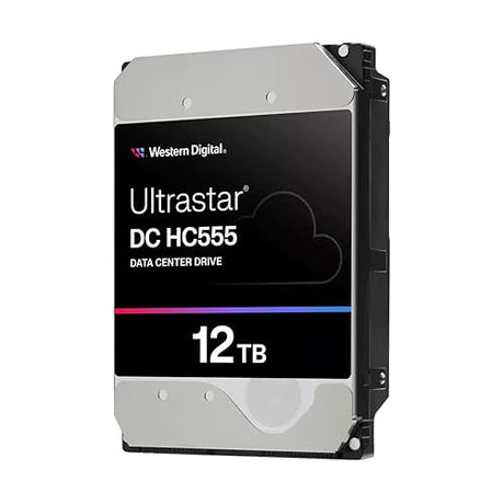 WD Ultrastar DC HC555 Hard Drive Data Centre 12 TB Internal 3.5 Inches (8.9 cm)