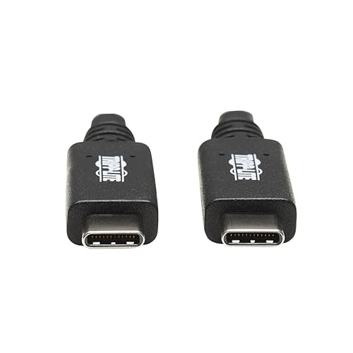 Tripp Lite USB C Cable USB 3.1 Gen 2, 5A Rating 10Gbps M/M USB Type C 20in (U420-20N-G2-5A)