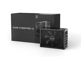 be quiet! Dark Power Pro 13 1300W, ATX 3.0, 80 Plus?Titanium, Digital Regulation, for PCIe 5.0 and PCIe 6+2 Graphics Cards, 2X 12VHPWR Cable Included, Modular Individually Sleeved Cables - BN500 1300W Titanium ATX3.0