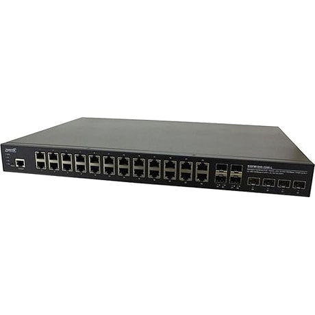 Transition Networks Inc SISPM1040-3248-L-NA Managed Hardened Poe+ Switch [24] 10/100/1000base-t Poe+ [4] 100/1000 Sfp [4]