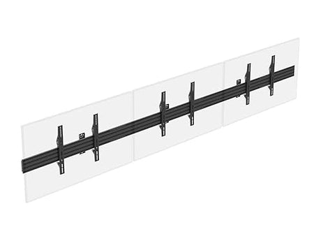 Monoprice Commercial Series 3x1 Menu Board Wall Mount for Screens Between 32in and 65in Max Weight 66lbs VESA Patterns up to 600x400