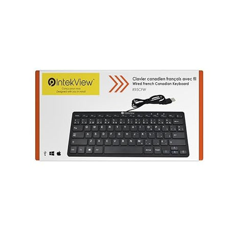 Intekview Wired Mini Keyboard French Canadian 11''