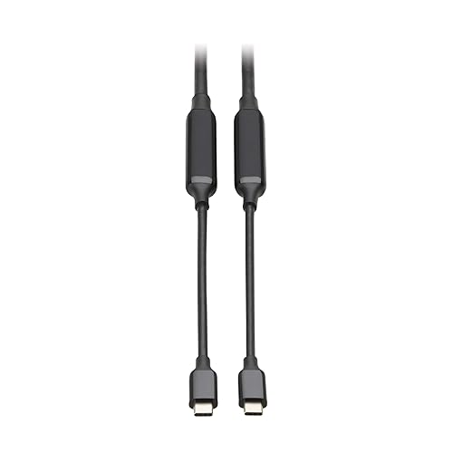 Tripp Lite Long USB-C Cable, 16.4 Feet / 5 Meters, USB 3.2 Gen 2 (10 Gbps), Full-Function Active Cable for Video, Data Transfer, and Charging - 8K@60Hz, 60W PD Charging, 3-Year Warranty (U420-05M-G2)