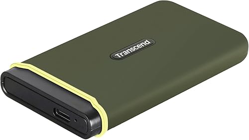 Transcend 2TB USB 3.2 Gen 2x2 USB Type-C ESD380C Portable SSD Solid State Drive TS2TESD380C, Green