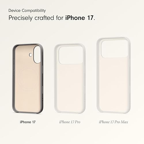 Beats iPhone 17 Kickstand Case with MagSafe & Camera Control, Built in Stand & Lanyard, Matte Finish with Microfibre Lining – Granite Grey iPhone 17 Kickstand Granite Grey