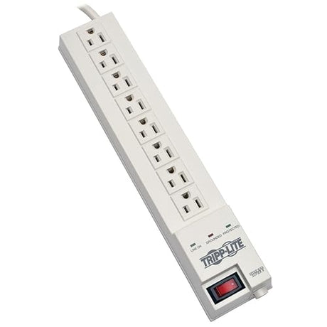 Tripp Lite Protect It! Home Computer Surge Protector, 8 Outlets, 8 Ft Cord, 1080 Joules