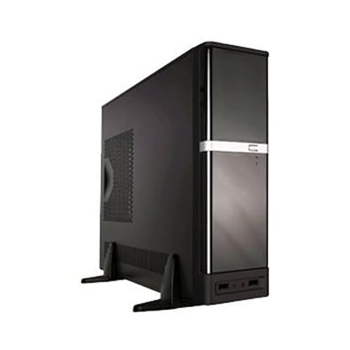 Apex Case DM-387 microATX Desktop Black/Silver 275W 1/1/(1) Bays USB AUDIO Glossy Finished
