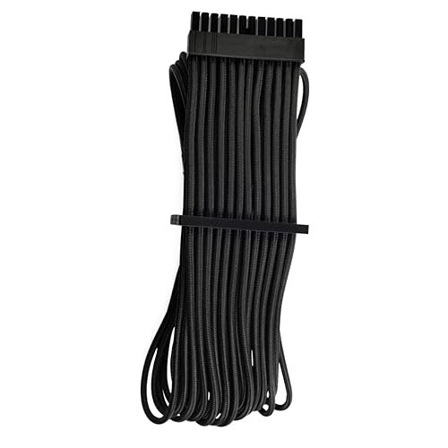 Corsair CP-8920215 Premium Individually Sleeved PSU Cables Starter Kit – Red, 2 Year Warranty Black