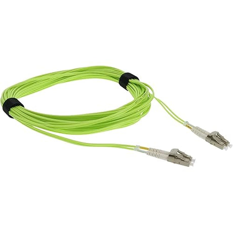 AddOn 2m LC (Male) to LC (Male) Lime Green OM5 Duplex Fiber OFNR (Riser-Rated) Patch Cable
