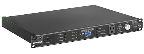 FURMAN CN-2400S 20A Advanced Remote Smart Sequencer W/SMP & EVS, 9 Outlets 10Ft Cord