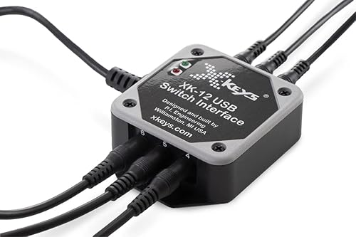 X-keys USB Programmable Switch Interface for 6-12 Switches (XK-12) Made in USA