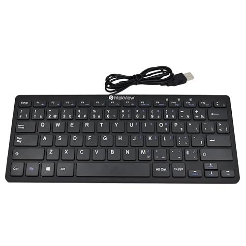 Intekview Wired Mini Keyboard French Canadian 11''