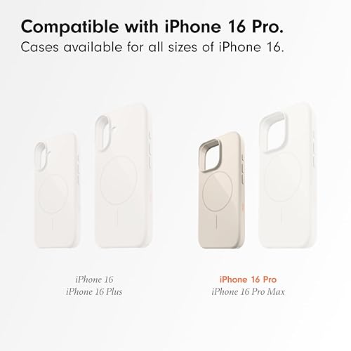 Beats iPhone 16 Pro Case with MagSafe and Camera Control, Scratch-Resistant Protective Cover, Slim Fit, Microfiber Lining - Summit Stone