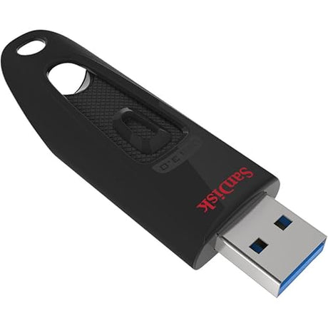 Sandisk Ultra USB Flash Drive, 256 GB, Black (SDCZ48-256G-A46)