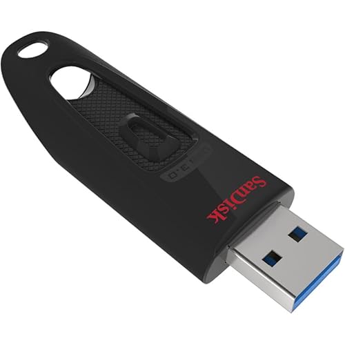 Sandisk Ultra USB Flash Drive, 256 GB, Black (SDCZ48-256G-A46)