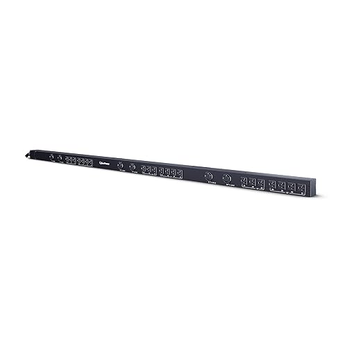 CyberPower PDU13102 Basic 3-Phase PDU, 208V, 20A (Derated to 16A), 27 Outlets, 0U Rackmount