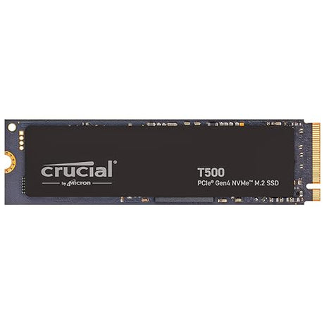 Crucial T500 1TB Gen4 NVMe M.2 Internal Gaming SSD, Up to 7300MB/s, Laptop & Desktop Compatible + 1mo Adobe CC All Apps - CT1000T500SSD8 1TB T500