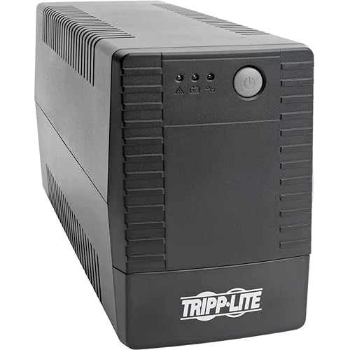 Tripp Lite UPS Desktop 900VA 480W AVR Battery Back Up Compact 120V 6 Outlet (VS900T)