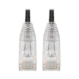 Tripp Lite Cat6 UTP Patch Cable (RJ45) - M/M, Gigabit, Snagless, Molded, Slim, Black, 5 Ft. - N201-S05-BK