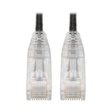 Tripp Lite Cat6 Gigabit Patch Cable, RJ45 M/M, Gigabit, Snagless, UTP, Molded, Slim, Black, 6 ft. (N201-S06-BK) Black 6 ft.
