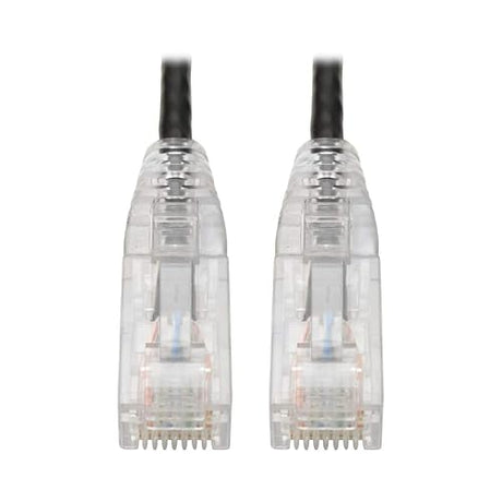 Tripp Lite Cat6 Gigabit Patch Cable, RJ45 M/M, Gigabit, Snagless, UTP, Molded, Slim, Black, 6 ft. (N201-S06-BK) Black 6 ft.