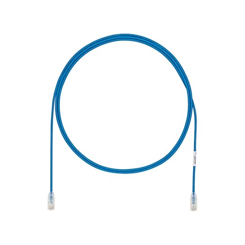 Panduit 25FT CAT6A CBL 28AWG UTP Patch Cord Blue