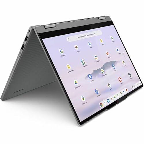 Lenovo 14IRU10 83LL000GUS 14 Touchscreen Convertible 2 in 1 Chromebook - WUXGA - Intel Core 7 250U - 16 GB - 512 GB SSD - English Keyboard - Luna Gray - Intel Chip - 1920 x 1200 - ChromeOS - Intel