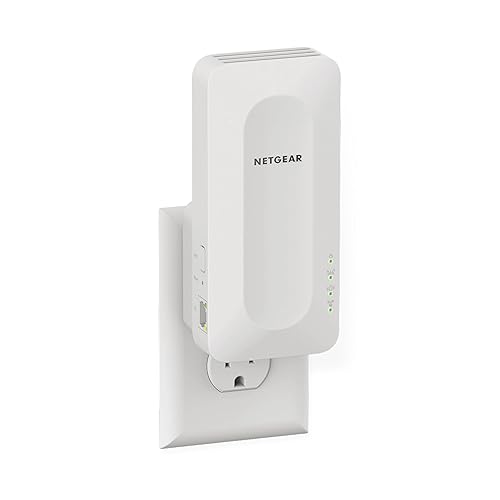 NETGEAR AX1800 WiFi 6 Mesh Extender, WiFi Repeater, Tri-Band, Ethernet Connector