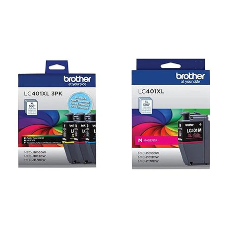 Brother LC401XL3PKS Original Ink Cartridge CMY