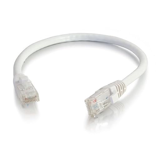 C2G/Cables to Go 19479 Cat5e Snagless Unshielded (UTP) Network Patch Cable, White (3 Feet/0.91 Meters) Cat5E Snagless 3 Feet White