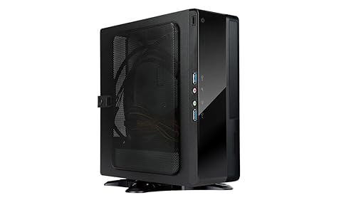 InWin BQ656 Mini-ITX Case with Internal 200W 80+ Gold PSU, Slim Optical Drive Bay x 1 or 2.5 HDD x 1, 2.5 HDD x 1; Front Port: USB 3.0 x 2, HD Audio