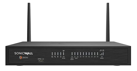 SonicWall TZ280W - Secure Upgrade - 3-Year Advanced Edition with 1 Year CSE (03-SSC-7988) - Next Generation Wireless Firewall – 2.5 Gbps Throughput, 1 Gbps Threat Prevention, Secure SD WAN Advanced Protection Suite 3 Year