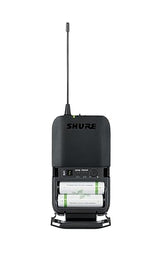 Shure BLX1 Wireless Bodypack Transmitter with On/Off Switch, Adjustable Gain Control, TQG Connector - for use with BLX Wireless Microphone Systems (Receiver Sold Separately) | H10 Band H10: 542-572 MHz