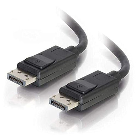 C2G 54424 DisplayPort Cable with Latches M/M, 8K UHD Compatible - Digital Audio Video, Black (20 Feet, 6.09 Meters) Male to Male Cable 20 Feet