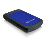 Transcend StoreJet 25H3B External 1 TB USB 3.0 Hard Disk Drive - Black/blue
