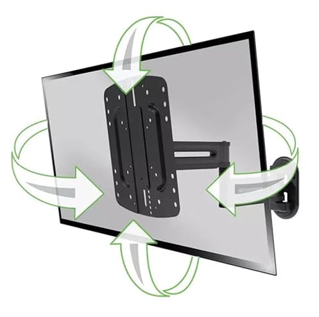 Sanus Small Advanced Full-Motion 4D® + Shift™ Wall Mount for 19-43 VSF817-B2